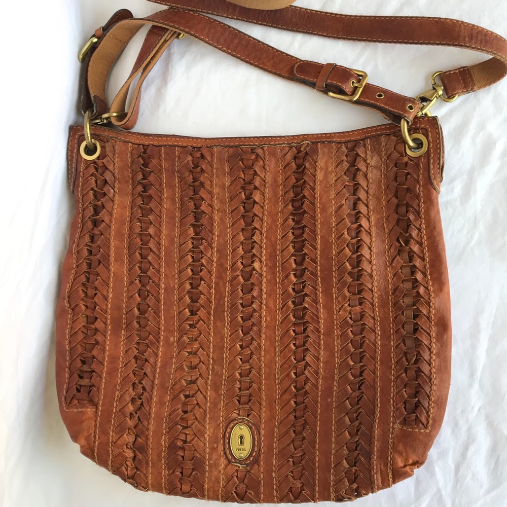Fossil LOLA woven crossbody